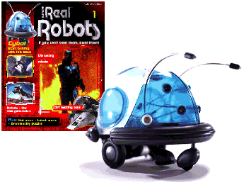 Real Robot magazine and robot